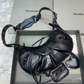 BLN-Ciaga Le Cagole XS Shoulder Bag In Black, For Women,  Bags 13in/33LO
