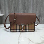 B-Berry - BB  Small  Check And Crossbody Bag Brown For Women, Women’s Bags 9in/24LO