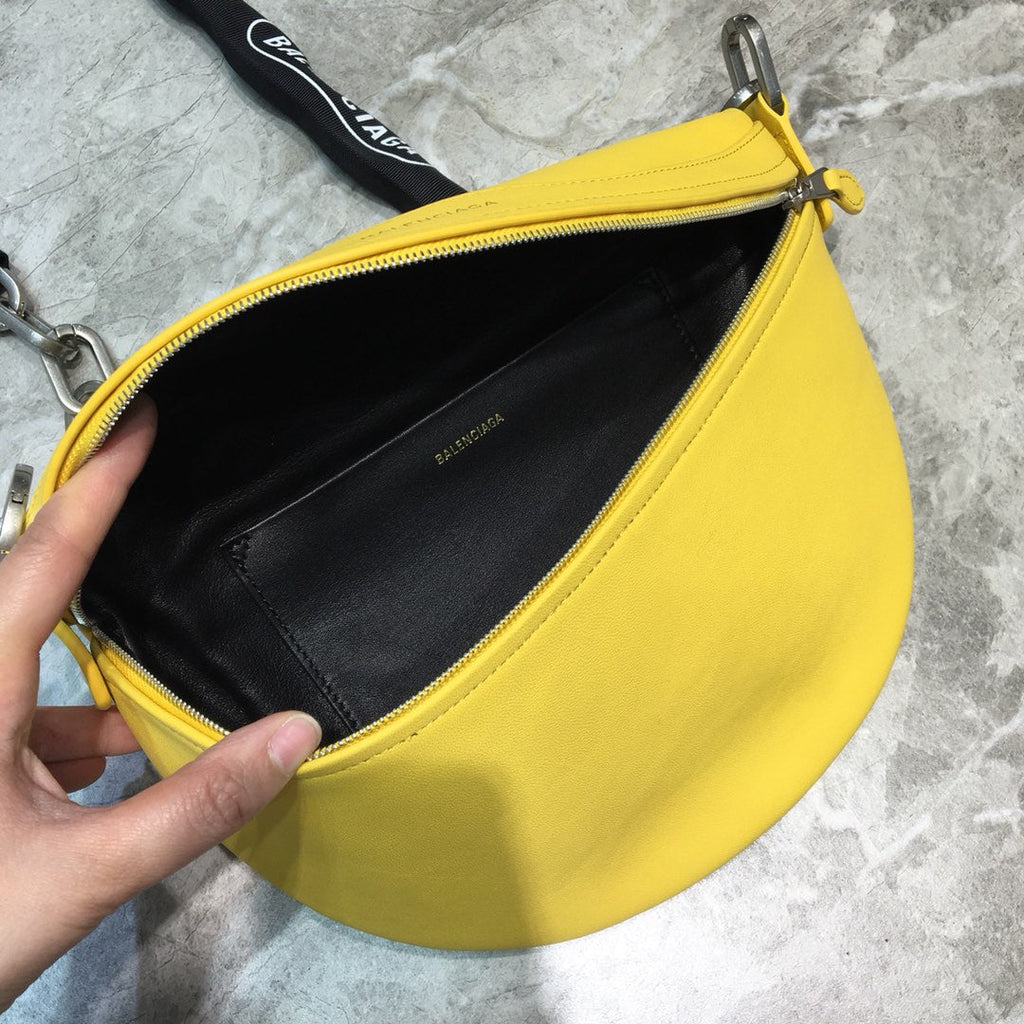 BLN-Ciaga Souvenir XXS Belt Bag In Yellow, For Women,  Bags 11.8in/30LO