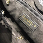 CHL -  Deauville Chain Shoulder Tote Bag Dark Grey For Women Handbags, Shoulder Bags 13.3in/34LO A66939