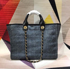CHL -  Deauville Tote 38LO Black/Dark For Women A66941