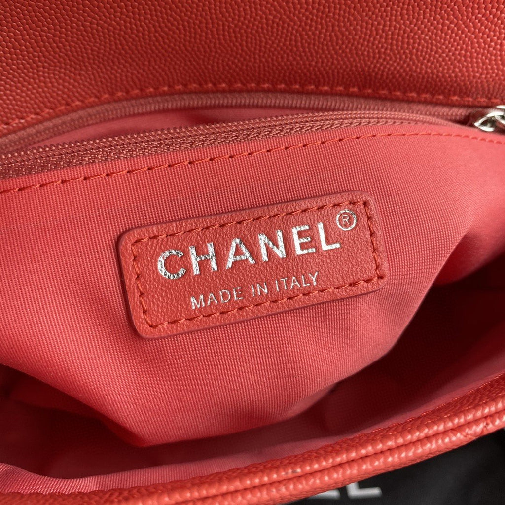 CHL - Flap Bag Red Hardware Grained Red For Women Handbags, Shoulder Bags 9.4in/24LO AS2303