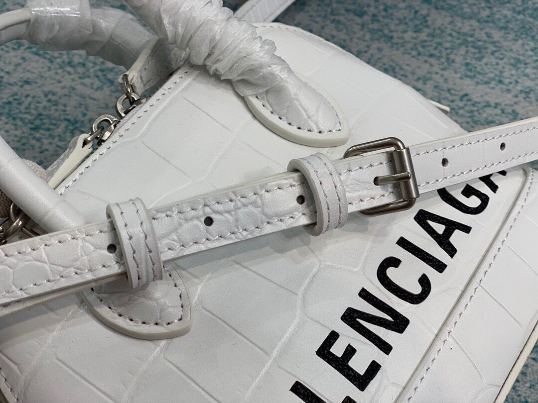 BLN-Ciaga Ville Mini Handbag In White, For Women,  Bags 4.7in/12LO