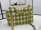 CHL -  19 Large Handbag Gold Hardware Green For Women Handbags, Shoulder Bags 11.8in/30LO