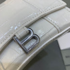 BLN-Ciaga Hourglass Mini Handbag With Chain In White, For Women,  Bags 4.7in/12LO