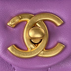 CHL - Mini Flap Bag Purple For Women Bags Shoulder And Crossbody Bags 6.6in/17LO AS3213