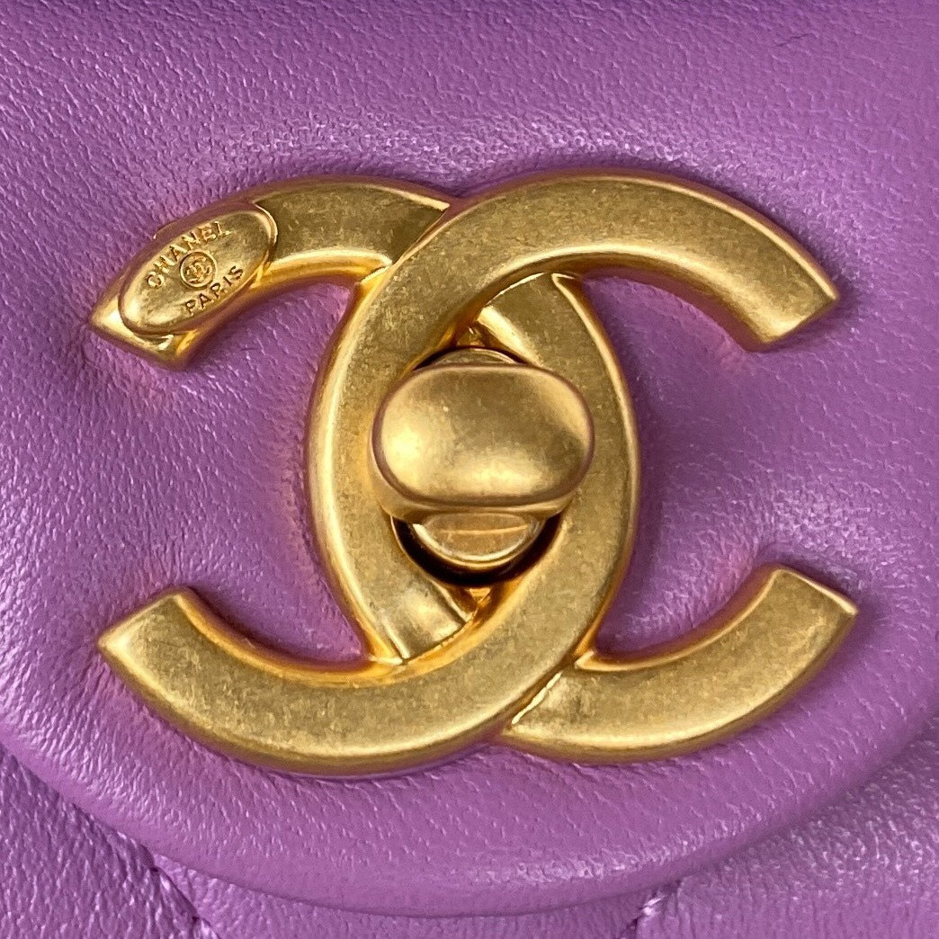 CHL - Mini Flap Bag Purple For Women Bags Shoulder And Crossbody Bags 6.6in/17LO AS3213