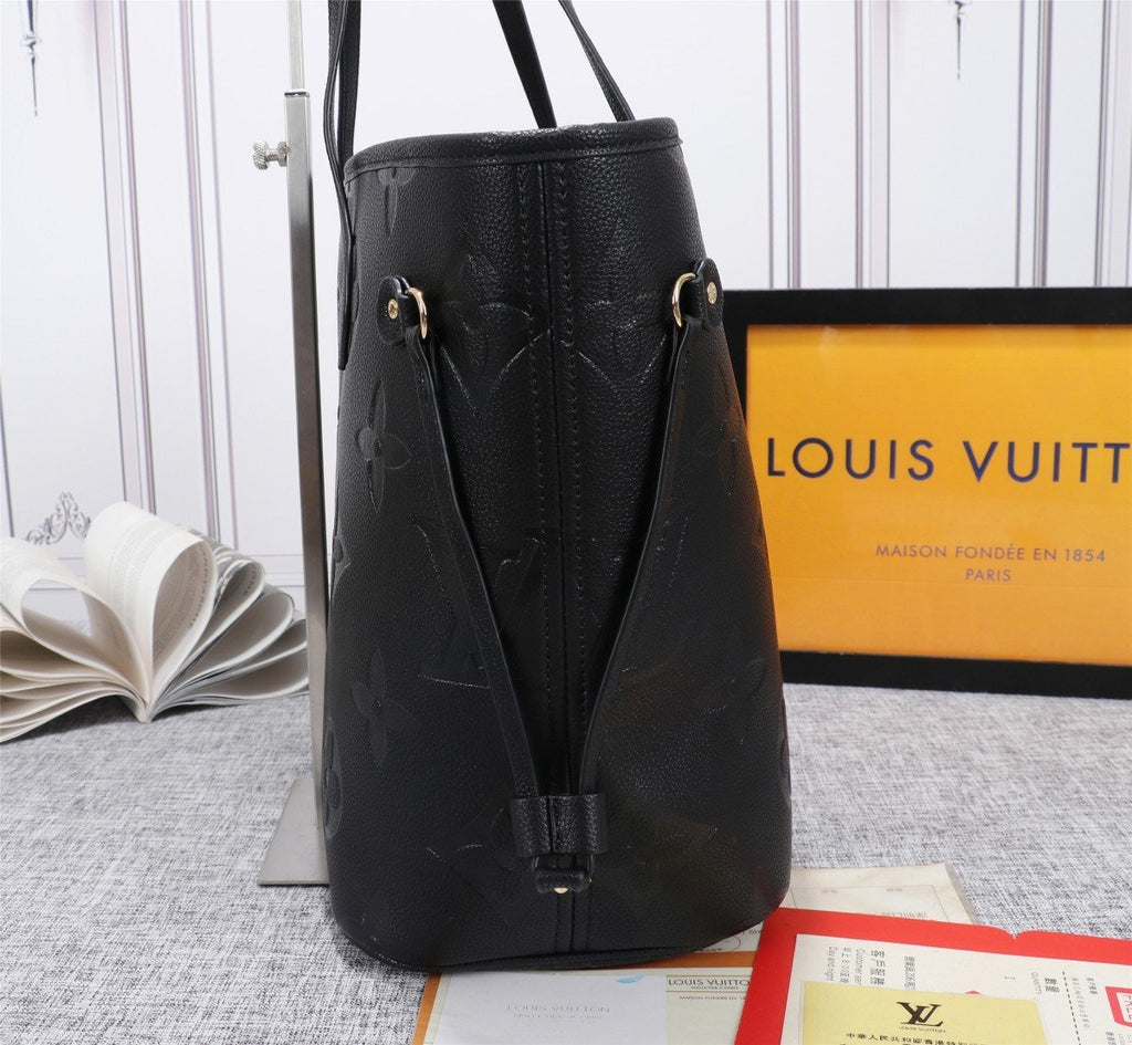 LU VI NeTLM -full MM -  Tote Bag Monogram Empreinte Black For Women, Handbags, Shoulder Bags 12.2in/31LO LV M45685