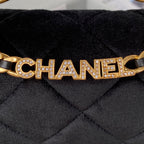 CHL -  Flap Bag Gold Hardware Black For Women Handbags, Shoulder Bags 9.4in/24LO AS3451
