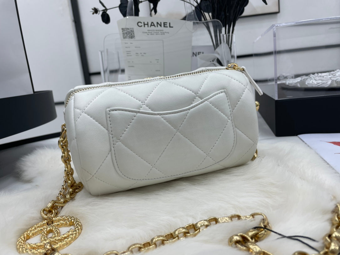 CHL -  Bowling Mini White Bag For Women 11LO/4.3in