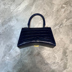BLN-Ciaga Hourglass Small Handbag In Dark Blue, For Women,  Bags 9in/23LO 5935461LRGM4611