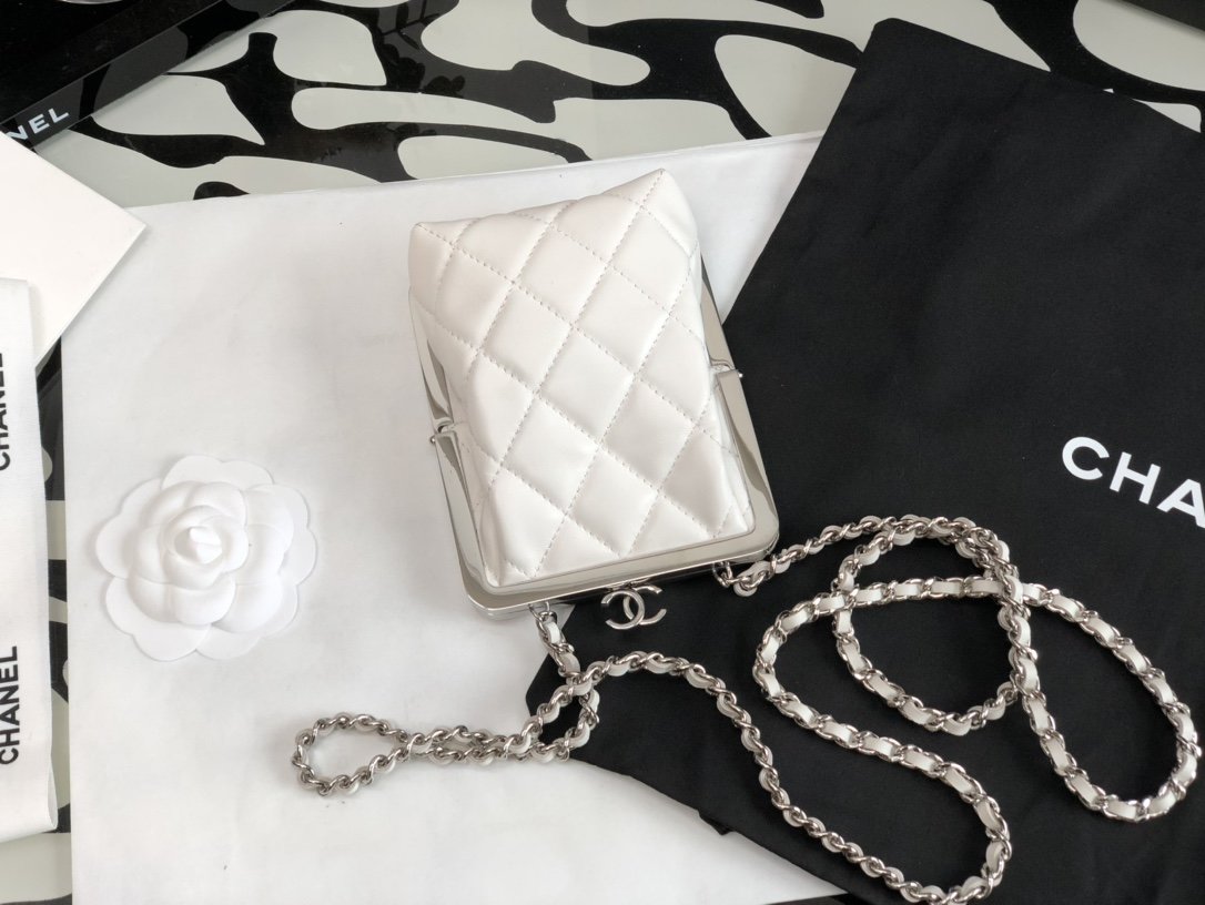 CHL -  Cruise Clutch Crossbaby White Bag For Women 13LO/5in