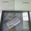 BLN-Ciaga Gossip Small On Chain Shoulder Bag Gray, For Women,  Bags 7.4in/19LO