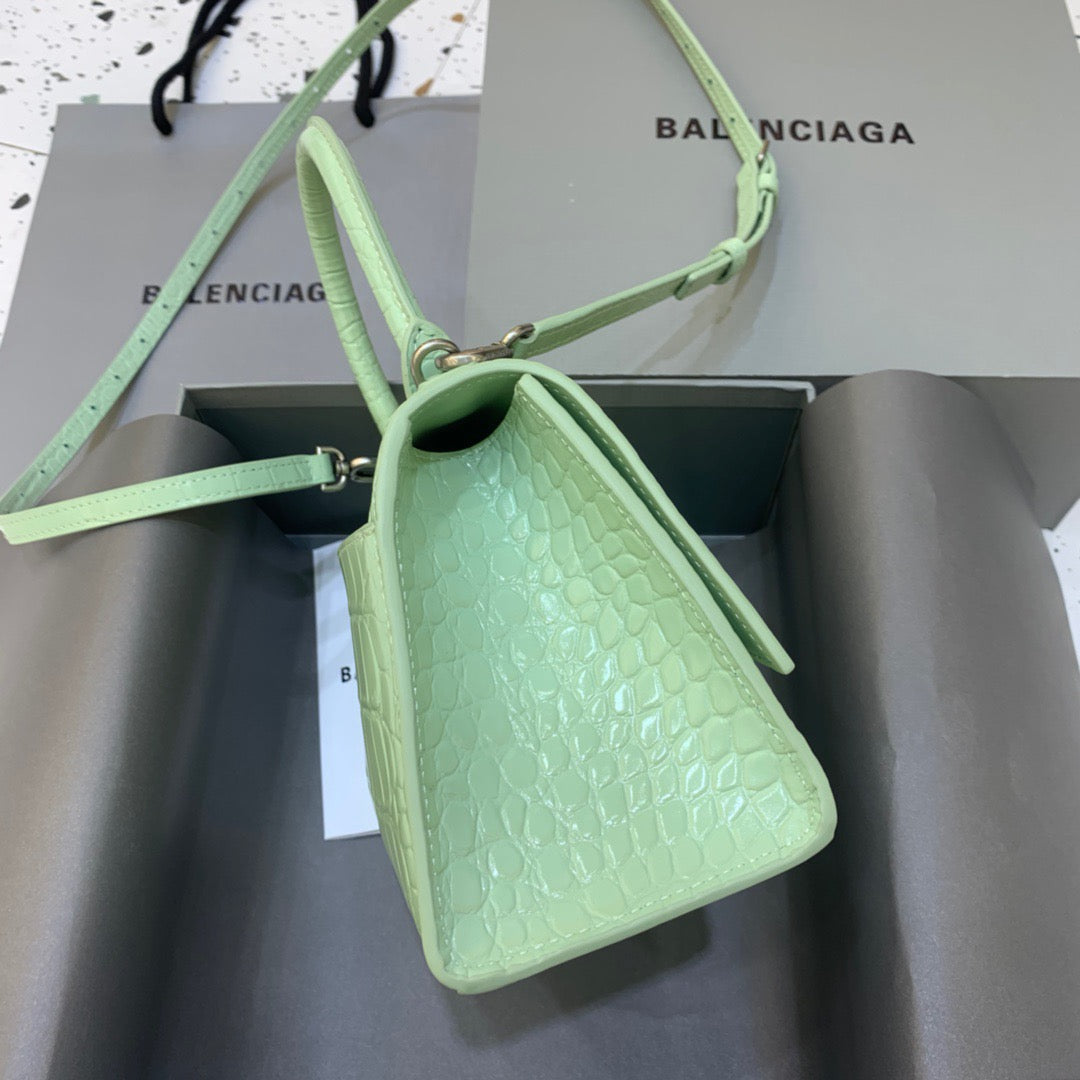 BLN-Ciaga Hourglass Small Handbag In Light Green, For Women,  Bags 9in/23LO