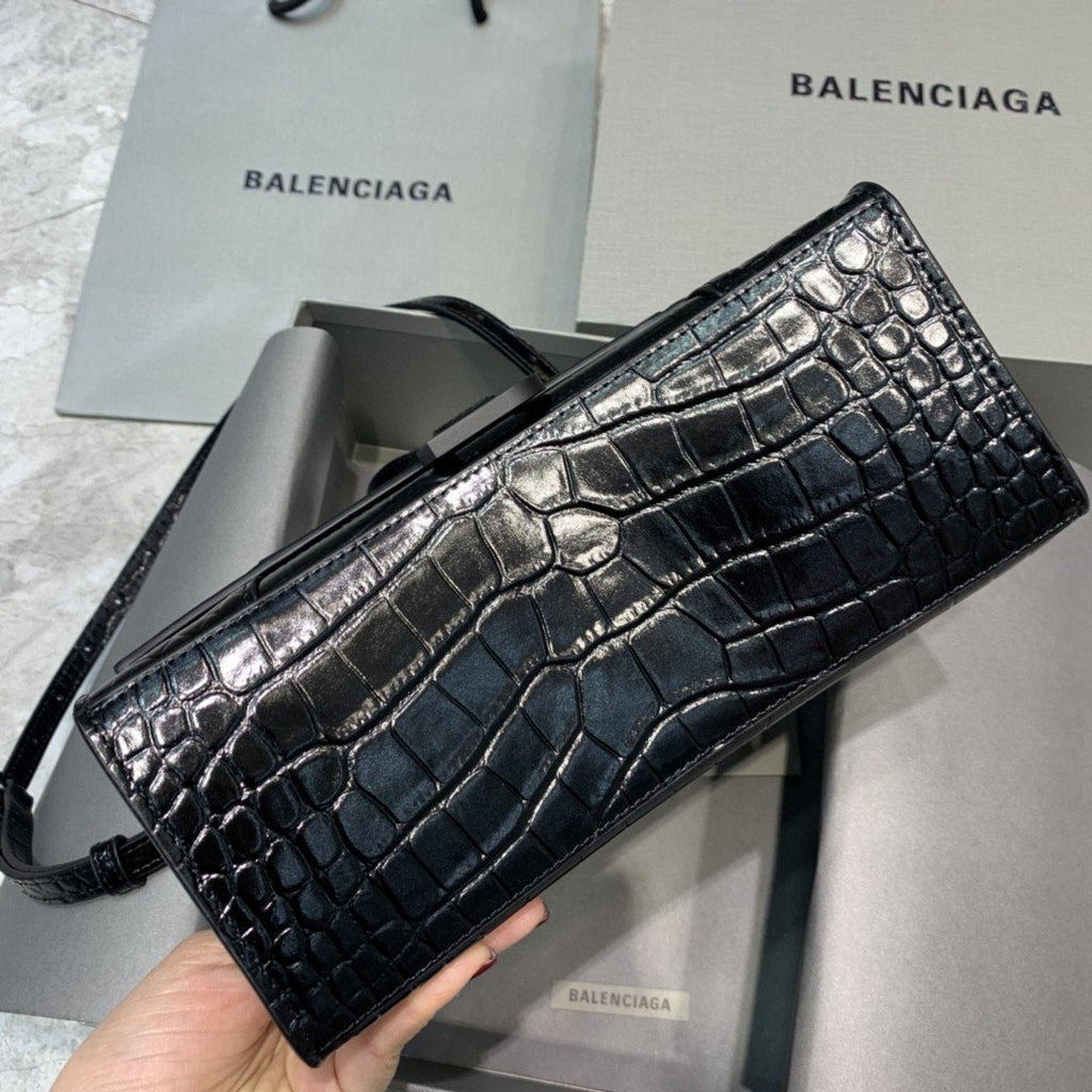 BLN-Ciaga Hourglass Small Handbag In Black, For Women,  Bags 9in/23LO