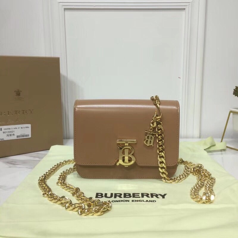 B-Berry - BB  Tb Chain Belt Bag Light Brown For Women, Bags 6.6in/17LO