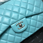 CHL - Large Classic Handbag Gold Hardware Blue For Women Handbags, Shoulder Bags 11.8in/30LO