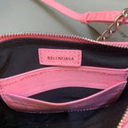 BLN-Ciaga Le Cagole Mini Bag With Chain In Pink, For Women,  Bags 8.2in/21LO 69581423EBY5812
