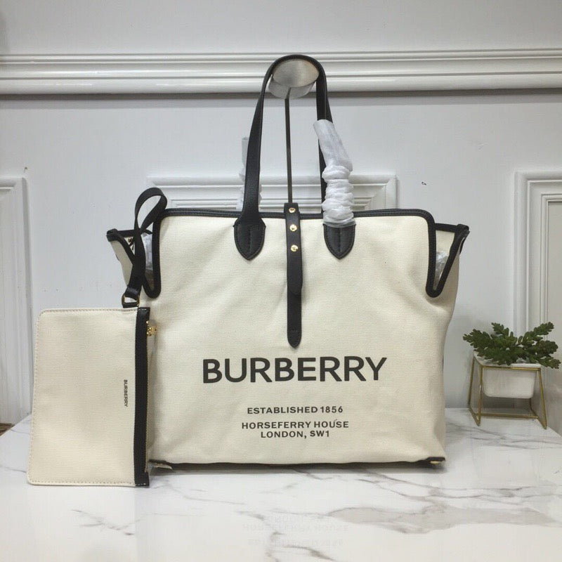 B-Berry - BB  The Large Soft Cotton Canvas Belt Bag Black For Women, Women’s Bags 16.5in/42LO