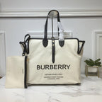 B-Berry - BB  The Large Soft Cotton Canvas Belt Bag Black For Women, Women’s Bags 16.5in/42LO