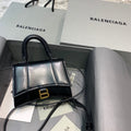 BLN-Ciaga Hourglass Mini Handbag In Black, For Women,  Bags 4.7in/12LO