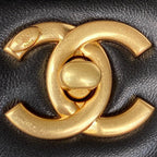 CHL - Small Flap Bag Gold Hardware Black For Women Handbags, Shoulder Bags 7.9in/20LO AS3450