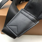 B-Berry - BB  Logo Detail Econyl Sonny Bum Bag Black For Men, Bags 12.2in/31LO