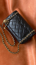 CHL - Mini Flap Bag Black For Women Bags 7.9in/20LO