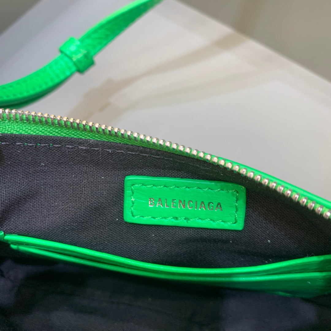 BLN-Ciaga Le Cagole Mini Bag With Chain In Green, For Women,  Bags 8.2in/21LO