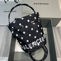 BLN-Ciaga Le Cagole Medium Bucket Bag In Black, For Women,  Bags 11.8in/30LO