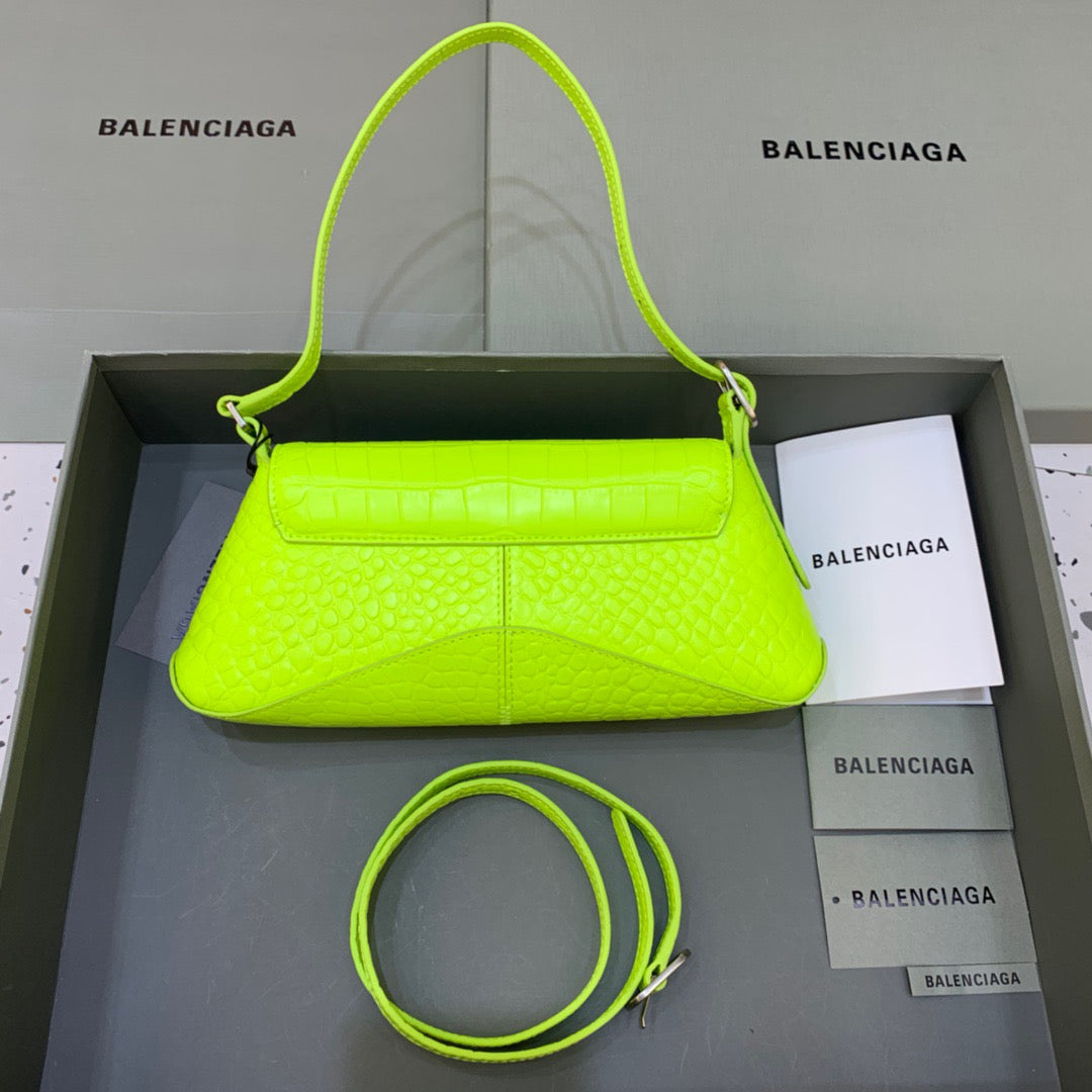 BLN-Ciaga XX Small Flap Bag Box Green Neon, For Women,  Bags 10.6in/27LO