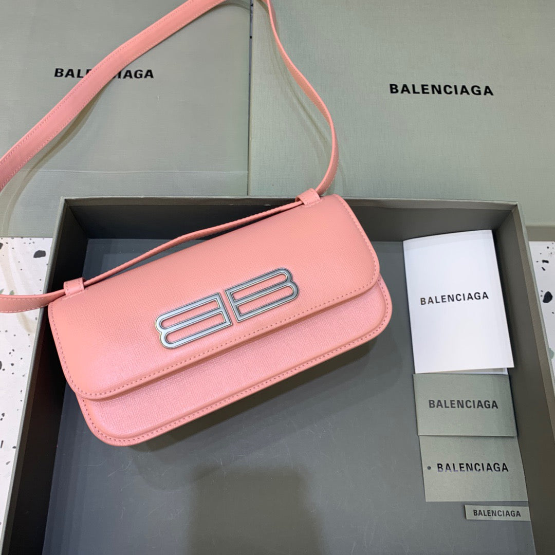 BLN-Ciaga Gossip Small Shoulder Bag Light Pink, For Women,  Bags 9.1in/23LO