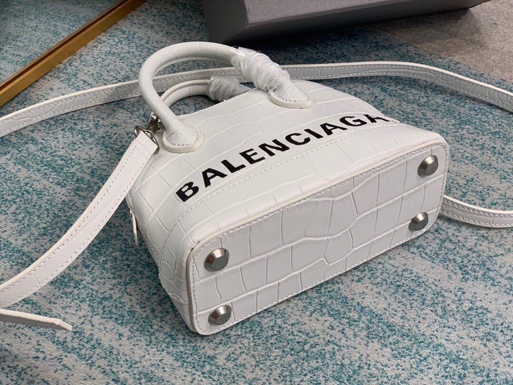 BLN-Ciaga Ville Mini Handbag In White, For Women,  Bags 4.7in/12LO