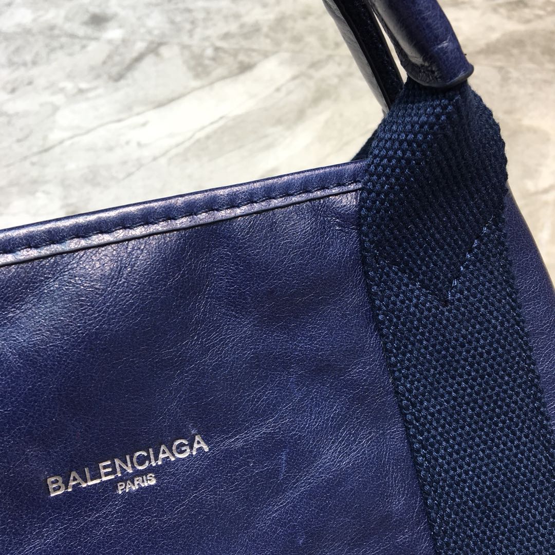 BLN-Ciaga Navy XS Tote Bag In Blue, For Women,  Bags 12.6in/32LO