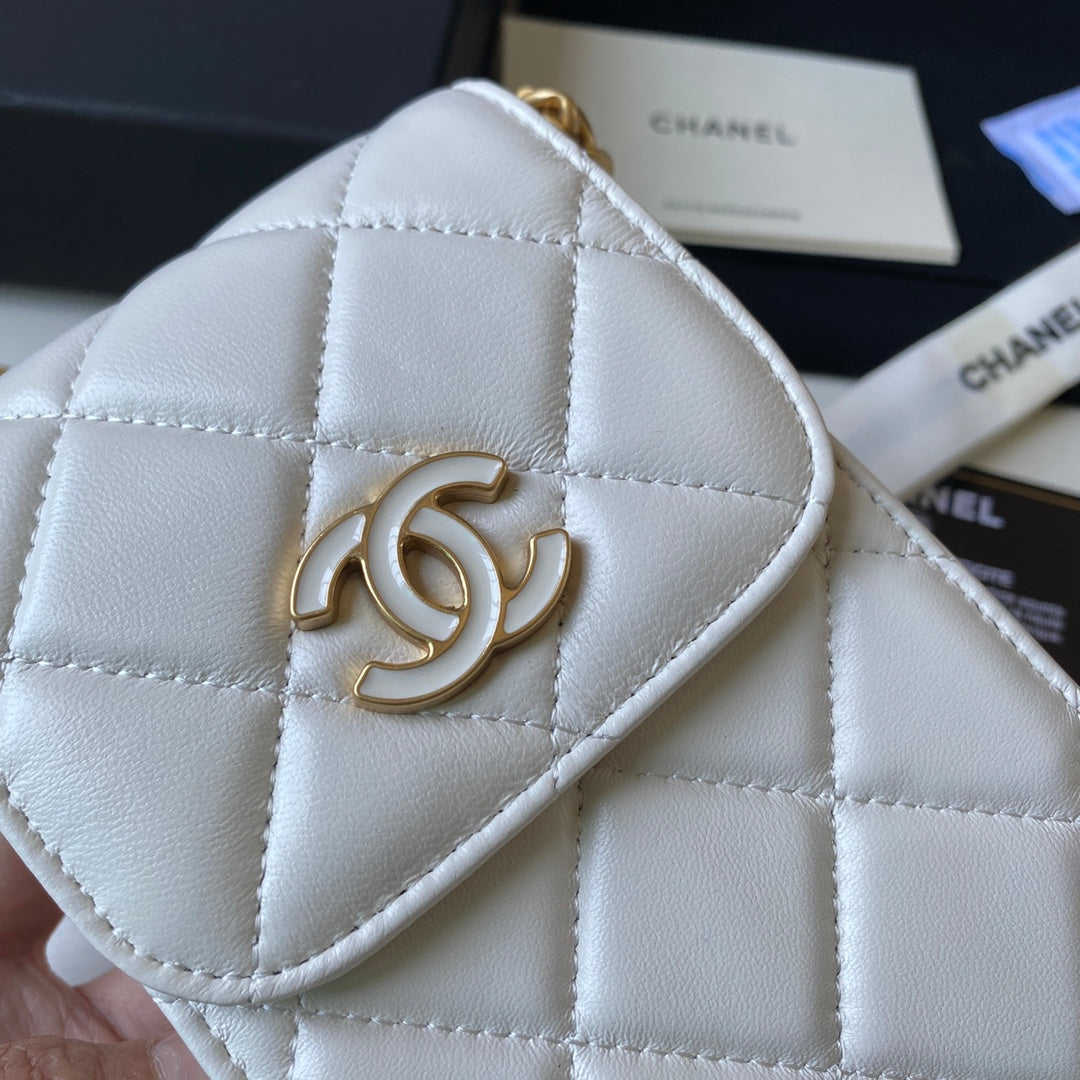 CHL - Phone Holder White Bag For Women 15LO/6in