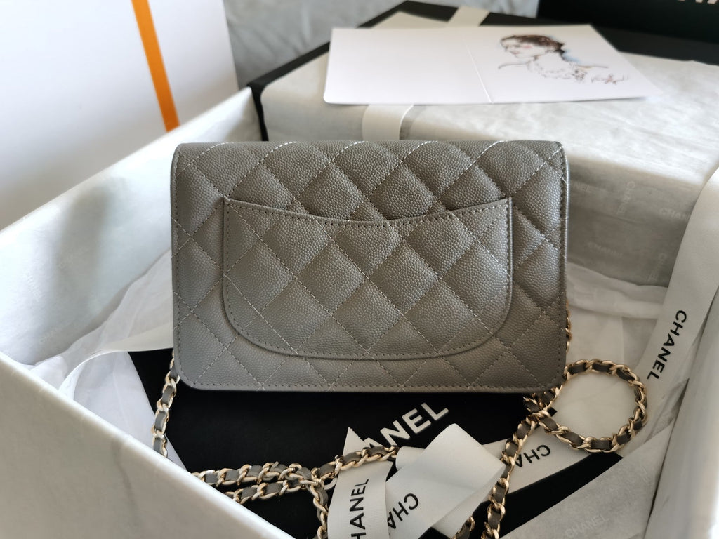 CHL - Mini Flap Bag Grey For Women 7.2in/18.5LO