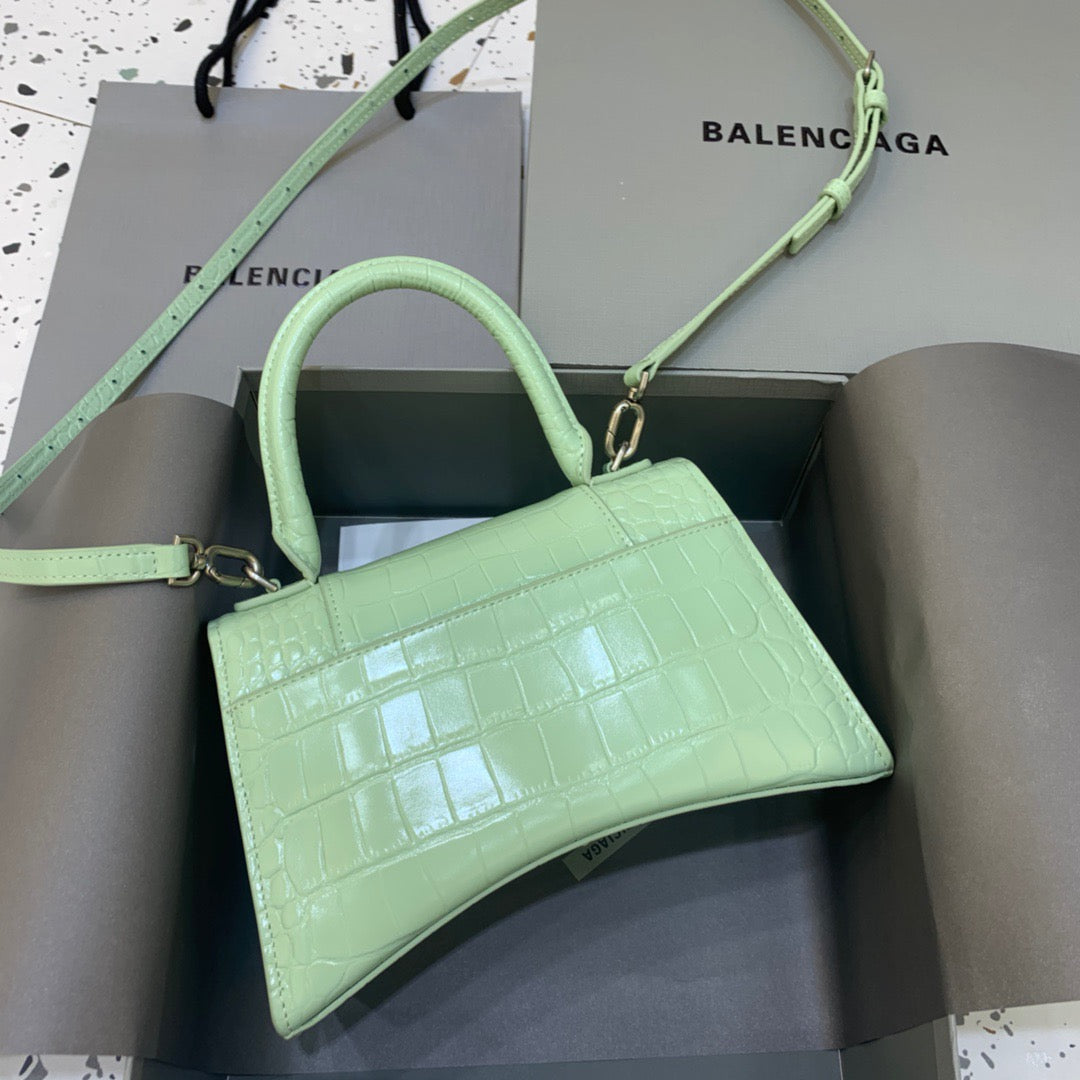 BLN-Ciaga Hourglass Small Handbag In Light Green, For Women,  Bags 9in/23LO