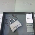 BLN-Ciaga Hourglass Mini Handbag With Chain In Grey, For Women,  Bags 4.7in/12LO