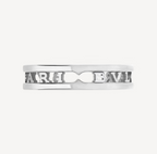 ZERO 1 ONE-BAND WITH OPENWORK LOGO SPIRAL RING