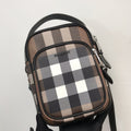B-Berry - BB  Check And Crossbody Bag For Men, Bags 7.7in/19.5LO 80491181