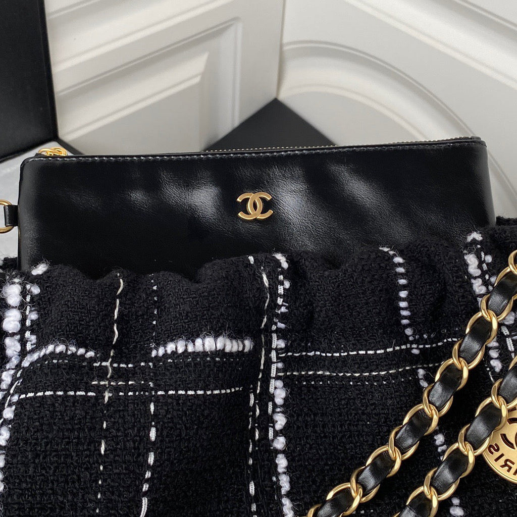 CHL -  22 Handbag Gold Hardware Black For Women Handbags, Shoulder Bags 18.3in/47LO AS3262 B08553 NJ058