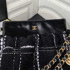 CHL -  22 Handbag Gold Hardware Black For Women Handbags, Shoulder Bags 18.3in/47LO AS3262 B08553 NJ058