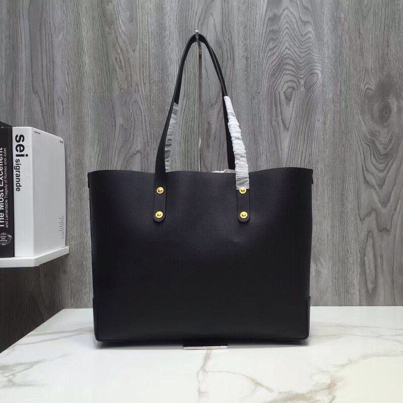 B-Berry - BB  Small Embossed Crest Tote Black For Women, Bags 13.8in/35LO