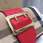 B-Berry - BB  The Small Buckle Bag In House Check Red For Women, Bags 7.5in/19LO