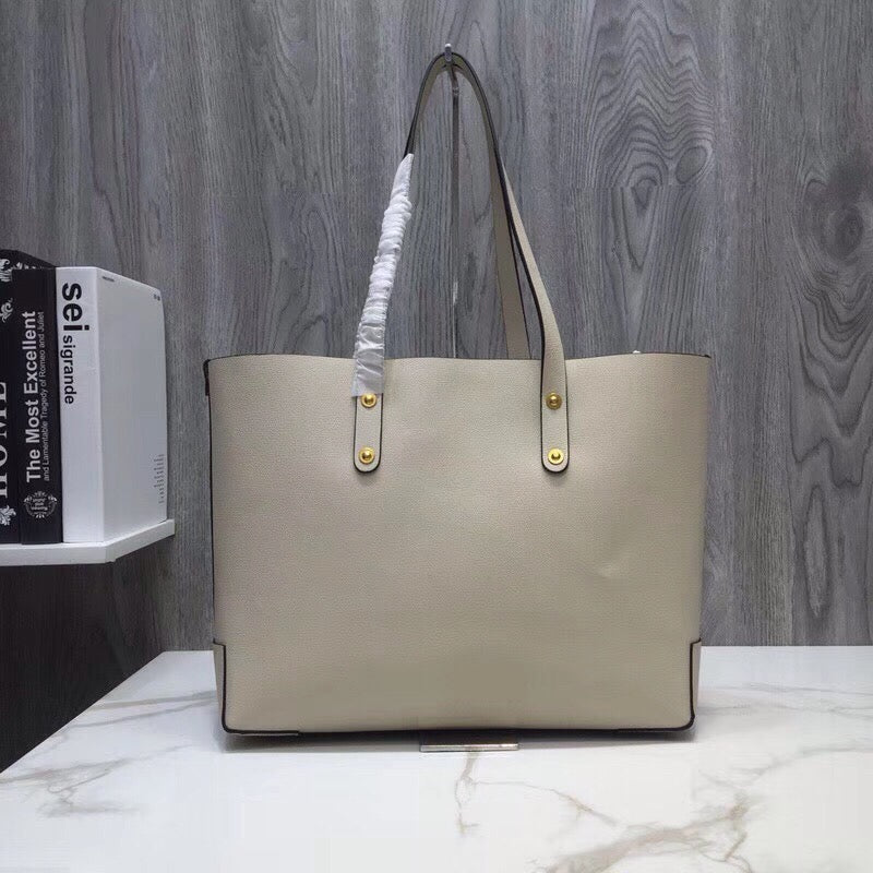 B-Berry - BB  Small Embossed Crest Tote White For Women, Bags 13.8in/35LO