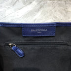 BLN-Ciaga Navy Small Cabas Tote Bag In Blue, For Women,  Bags 18.5in/47LO