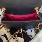 CHL - Small Flap Bag Gold Hardware Black For Women Handbags, Shoulder Bags 7.9in/20LO AS3450