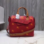 B-Berry - BB  The Small Equestrian Knight Top Handle Belt Bag Red For Women, Bags 14in/36LO