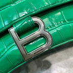 BLN-Ciaga Hourglass Handbag In Green, For Women,  Bags 9.8in/25LO