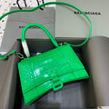 BLN-Ciaga Hourglass Small Handbag In Bright Green, For Women,  Bags 9in/23LO